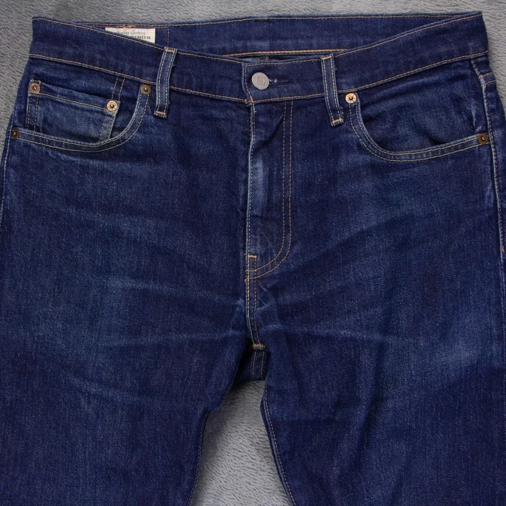 Levi's Premium Lot 512 Big E Jeans Mens 30x34‎ Blue Denim Medium/Dark Wash Slim